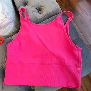 Lululemon power pivot tank top sonic pink